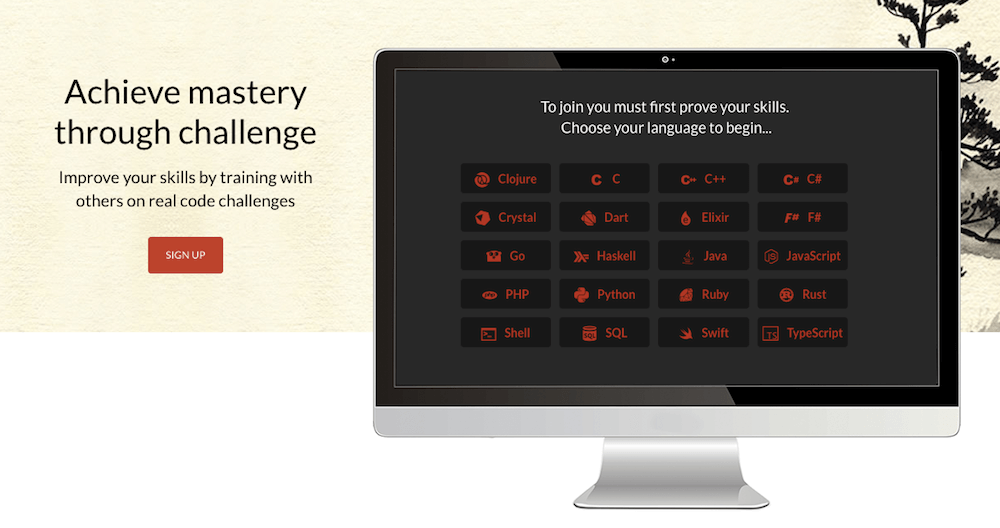 P&aacute;gina de Codewars para aprende a programar en l&iacute;nea gratis