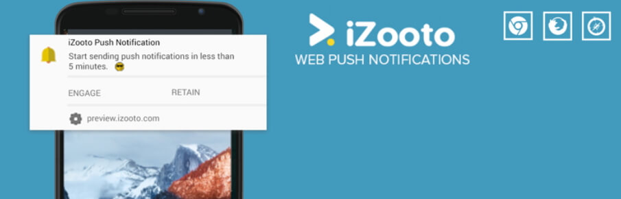 El plugin de notificaciones push de iZooto.