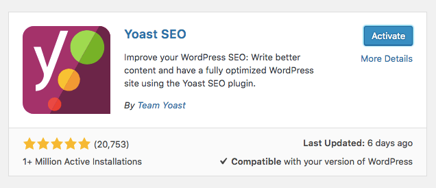 instalar yoast seo