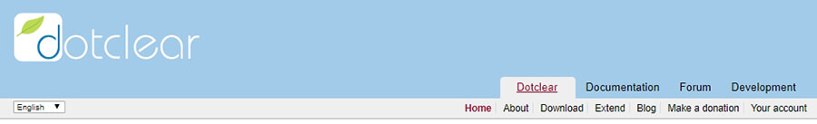 P&aacute;gina de Dotclear.