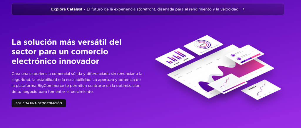 Sitio web de BigCommerce