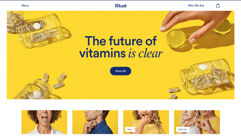 P&aacute;gina de inicio de Ritual