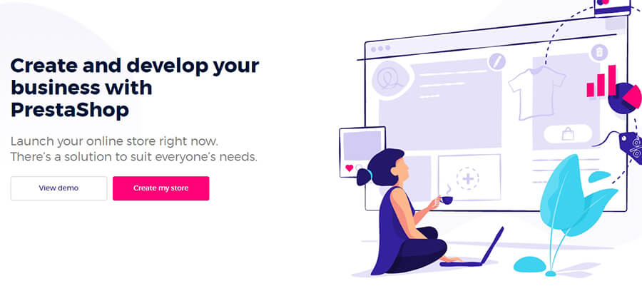 La p&aacute;gina de inicio de PrestaShop.