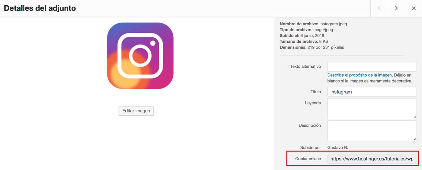 Pegando el c&oacute;digo html del widget de redes sociales
