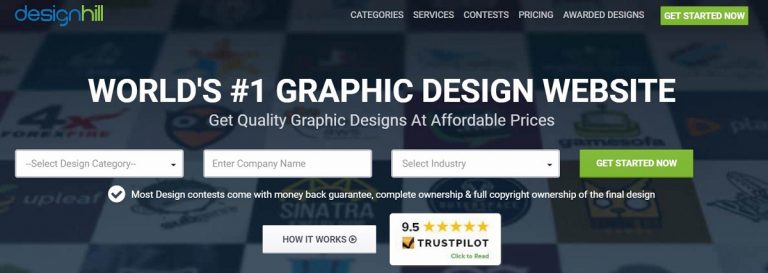 Designhill b&uacute;squeda de empleo para dise&ntilde;ador