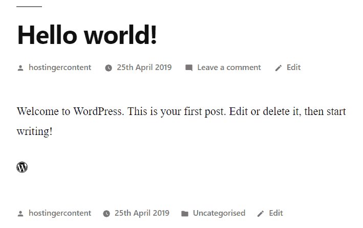 el fragmento HTML del icono de WordPress de Font Awesome en el editor de publicaciones de WordPress
