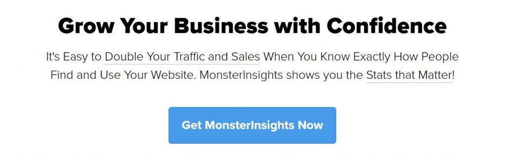 Plugin de WP de MonsterInsights Google Analytics