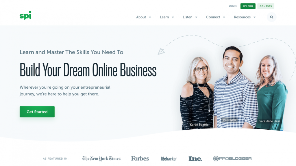 P&aacute;gina de inicio de Smart Passive Income