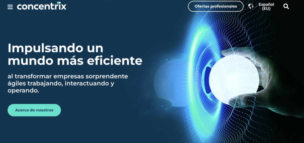 Sitio web de Concentrix