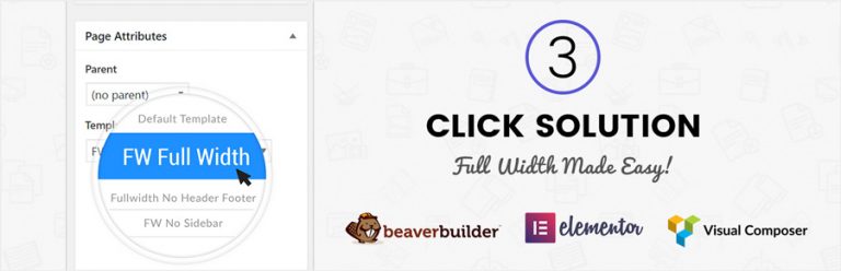Complemento de plantillas de ancho completo para eliminar la barra lateral en WordPress