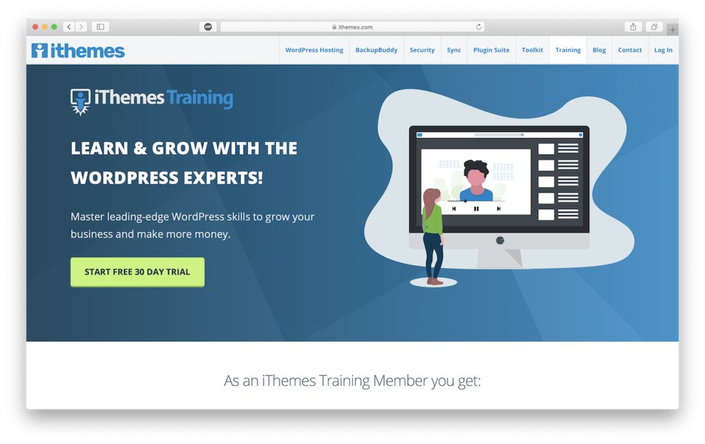Sitio web de tutoriales de Ithemes
