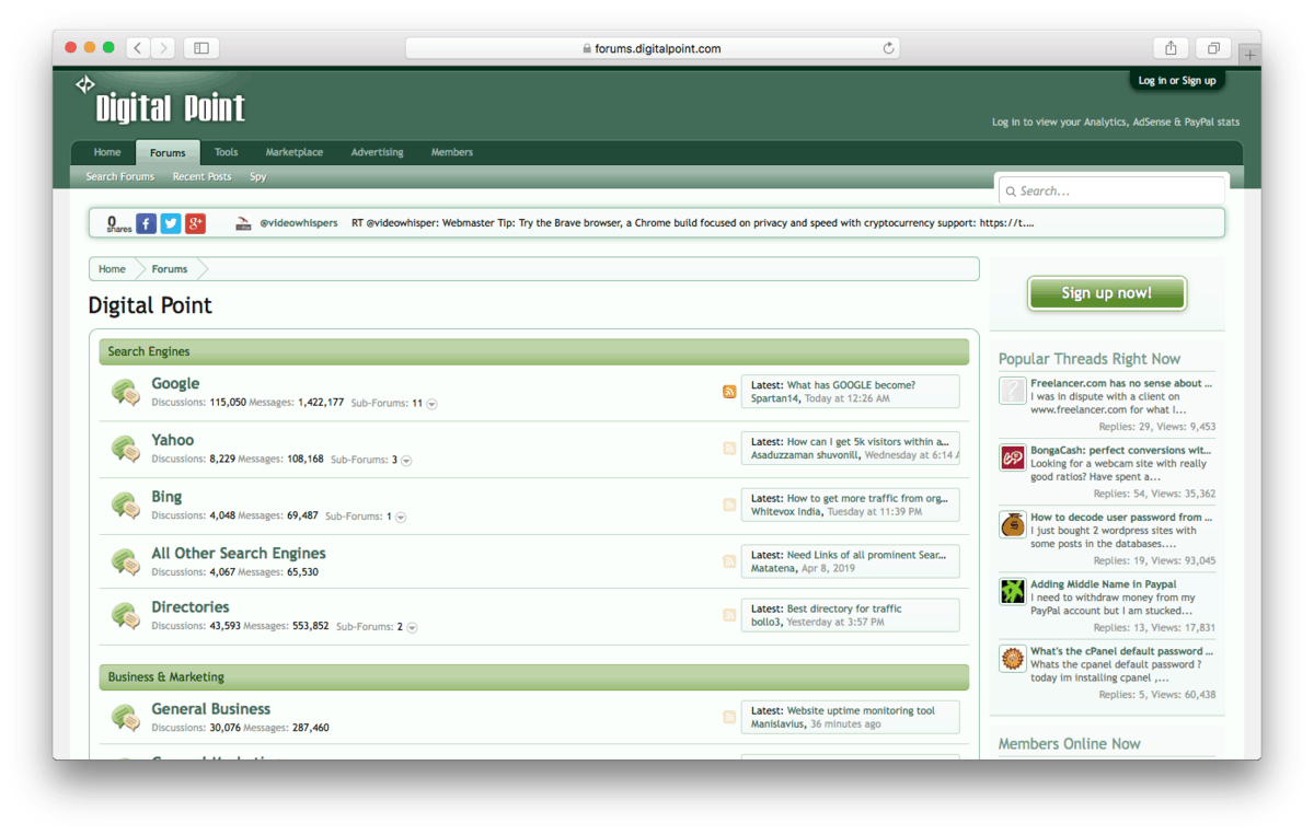 Foro de Digital Point SEO