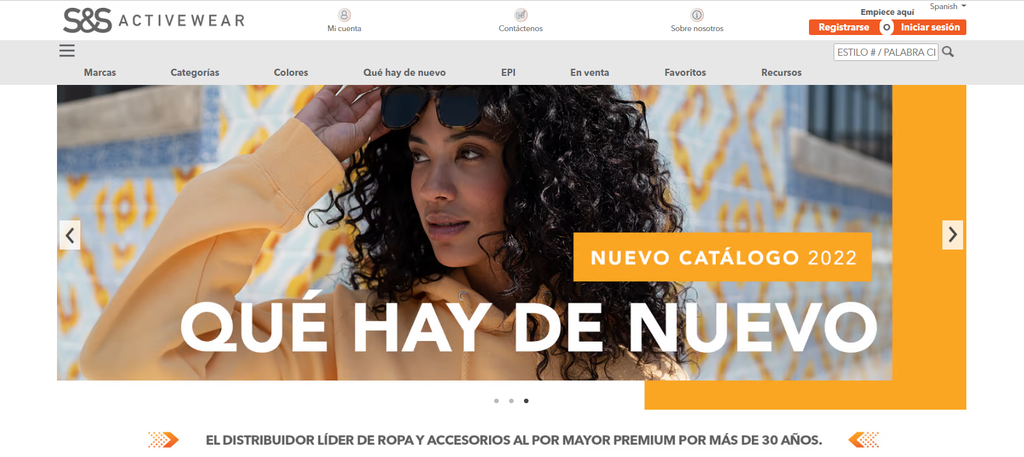 Ejemplo de venta al por mayor - S&S Activewear