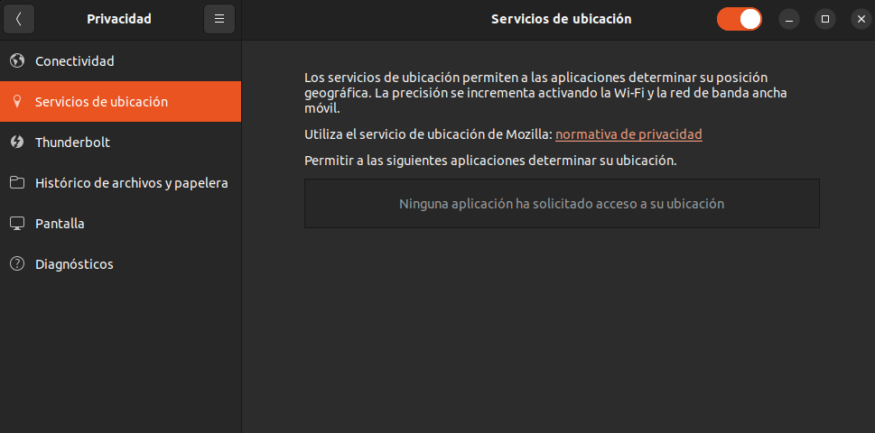 Pol&iacute;ticas de privacidad de Ubuntu