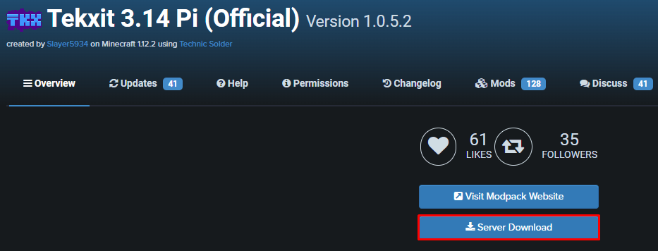 Bot&oacute;n de descarga de tekxit modpack