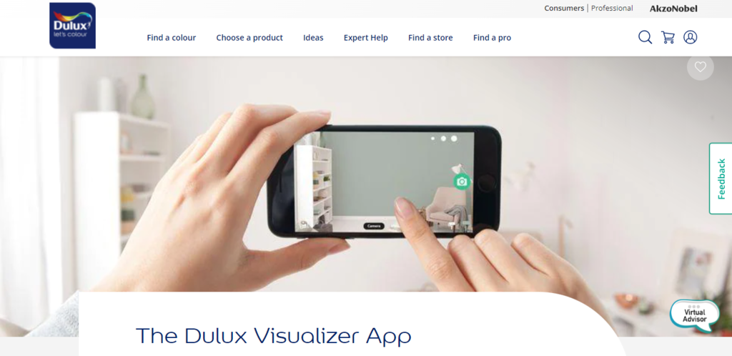 P&aacute;gina de inicio Dulux