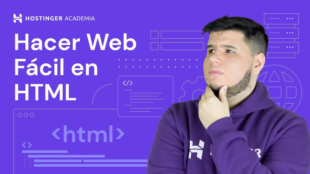 ¿Cómo crear una web en HTML? – video explicativo