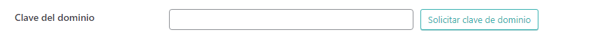 Ajustes generales de LiteSpeed Cache, secci&oacute;n Clave de dominio