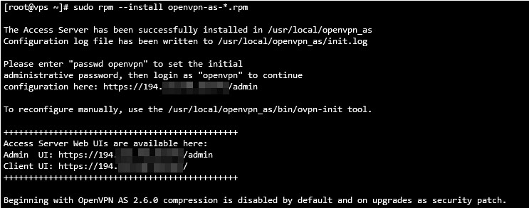 Visualizaci&oacute;n de los detalles de Amin UI y Client UI