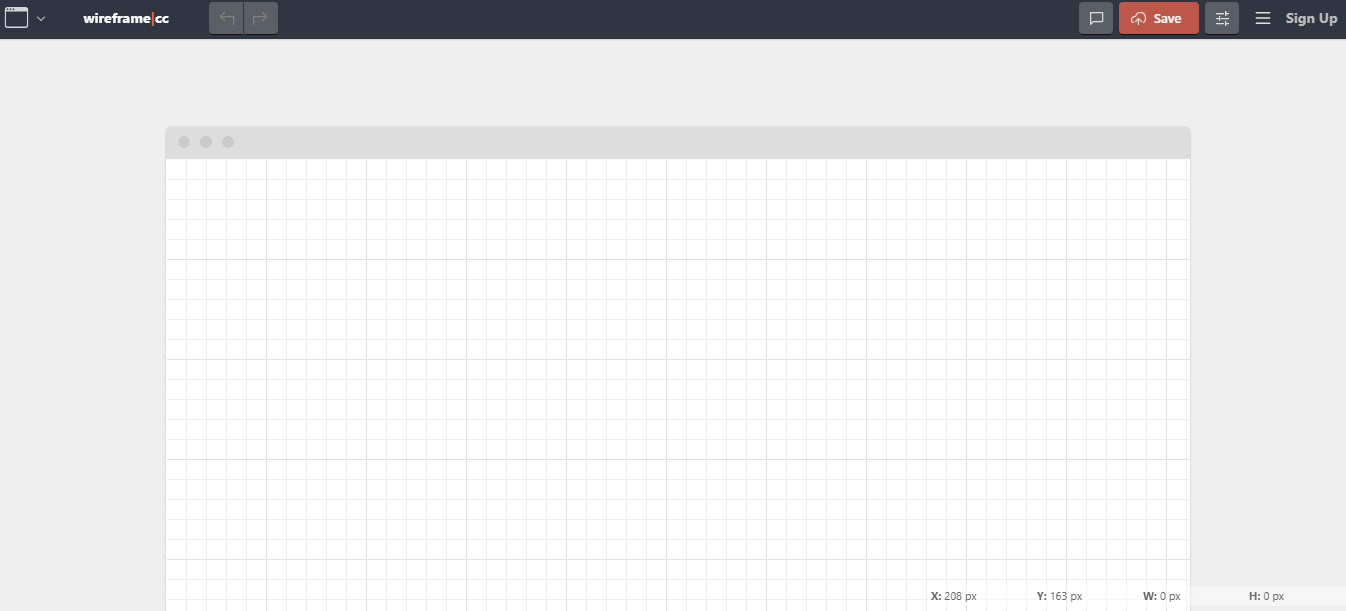 P&aacute;gina para crear bocetos web de Wireframe.CC