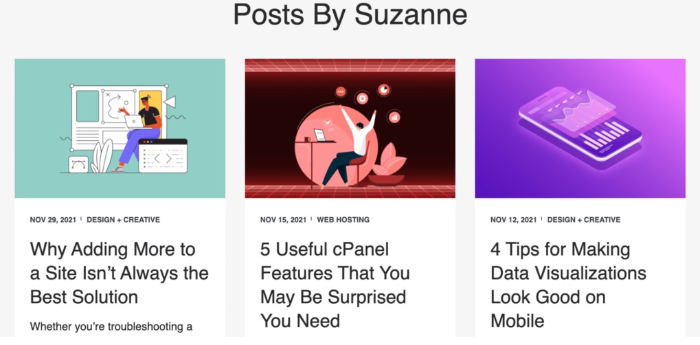 Visualizaci&oacute;n de entradas sugeridas del mismo autor