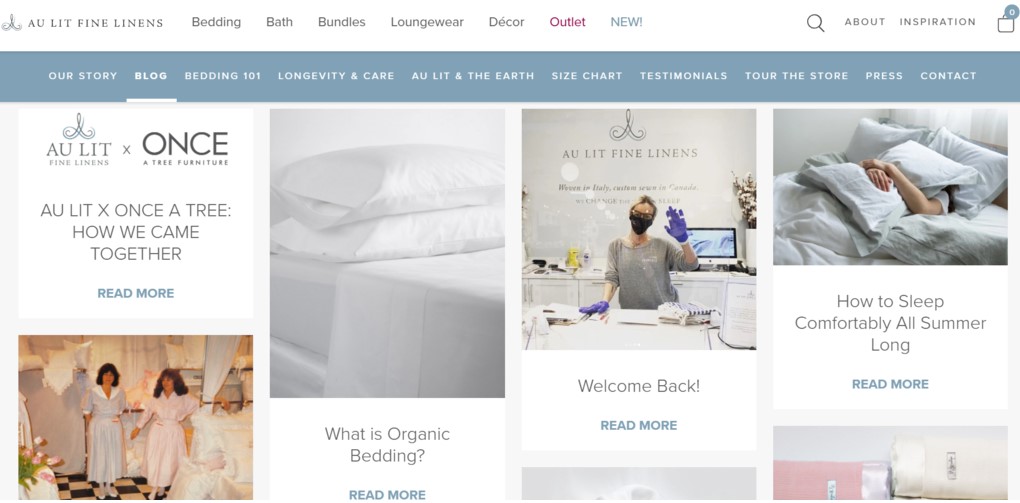 Ejemplo de blog empresarial