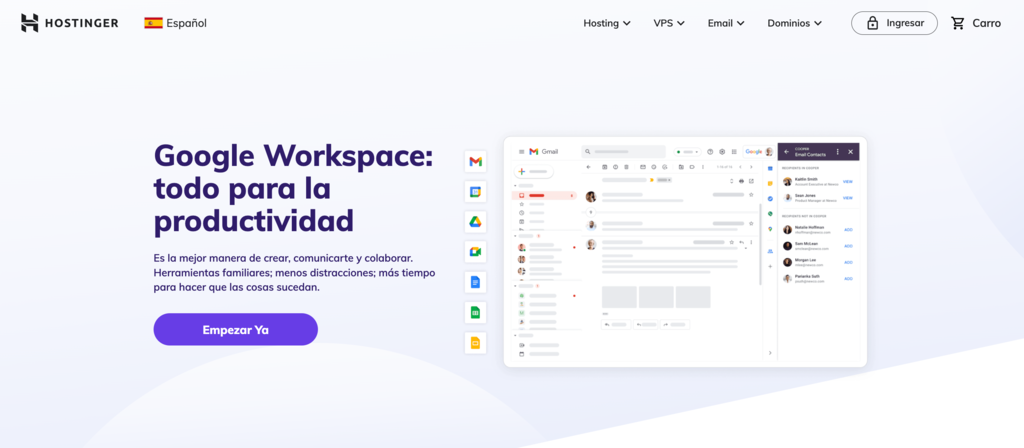 google workspace hostinger