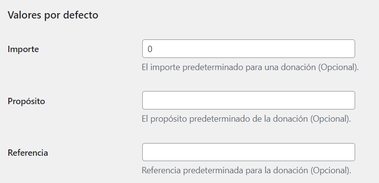 Configuraciones adicionales para el bot&oacute;n de donaci&oacute;n de PayPal