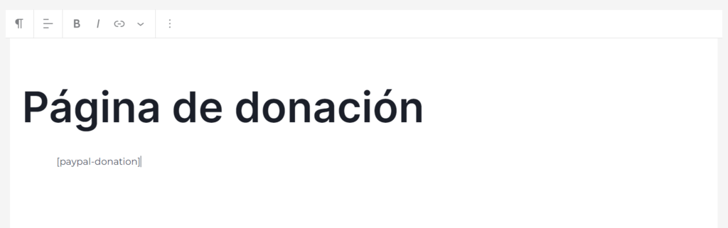 Agregar el bot&oacute;n de donaci&oacute;n de PayPal mediante c&oacute;digo abreviado en WordPress