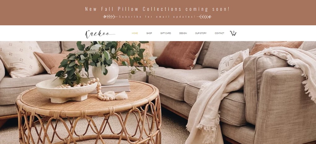 Ejemplo de p&aacute;gina de inicio de una tienda online