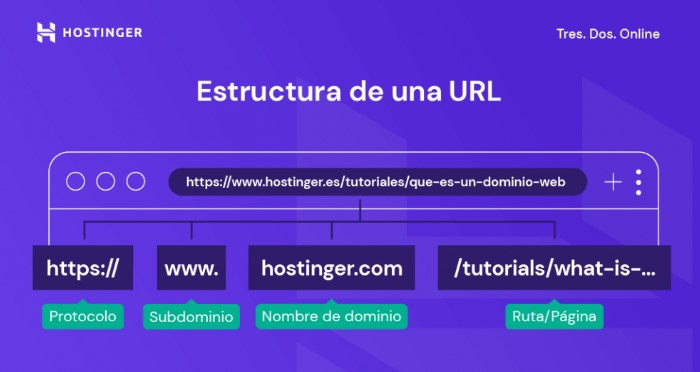Explicaci&oacute;n de una URL