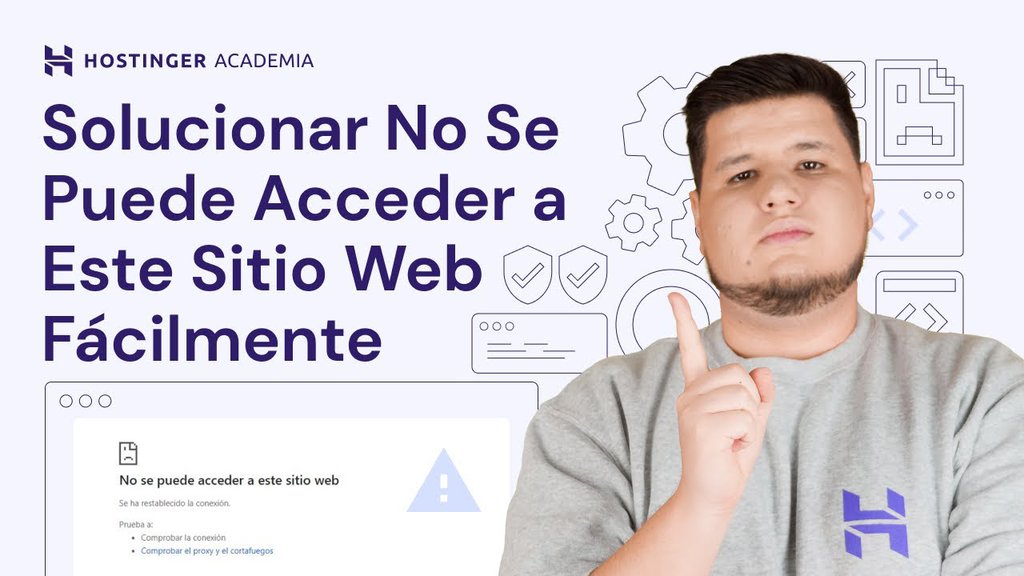 Arreglar fácilmente “No se puede acceder a este sitio web” – video explicativo