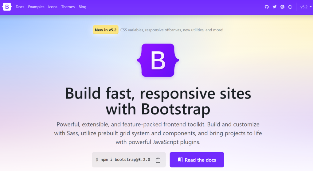 Herramienta de programaci&oacute;n Bootstrap