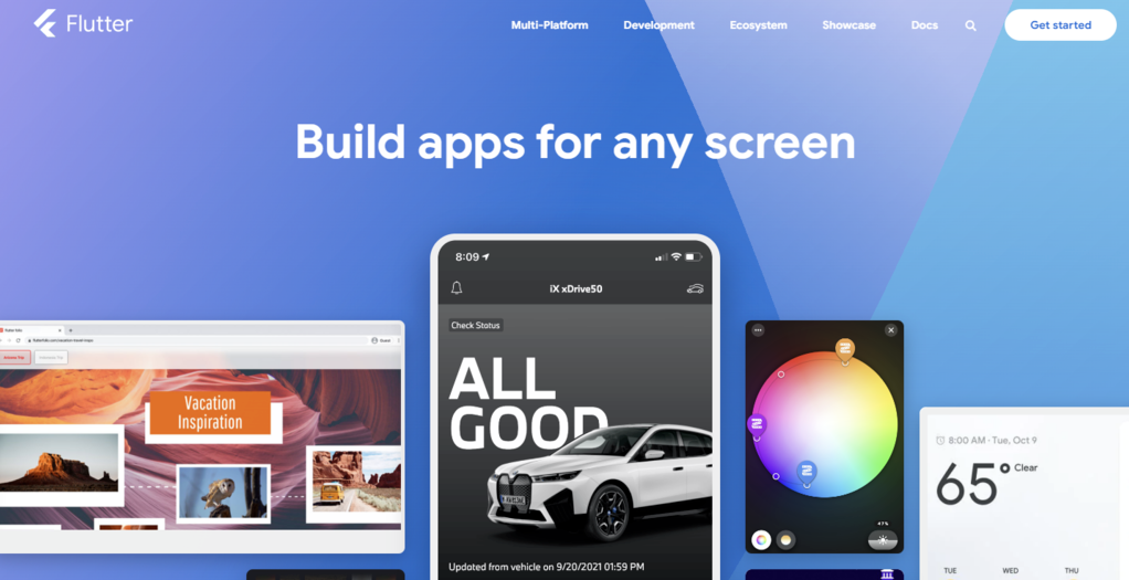 Herramienta de programaci&oacute;n Flutter