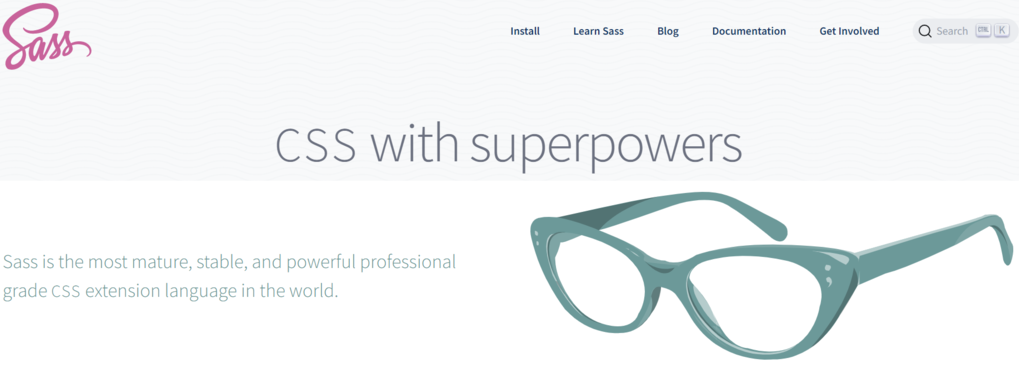 P&aacute;gina de inicio de Sass