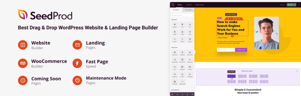Captura de pantalla del banner del plugin Coming Soon Page