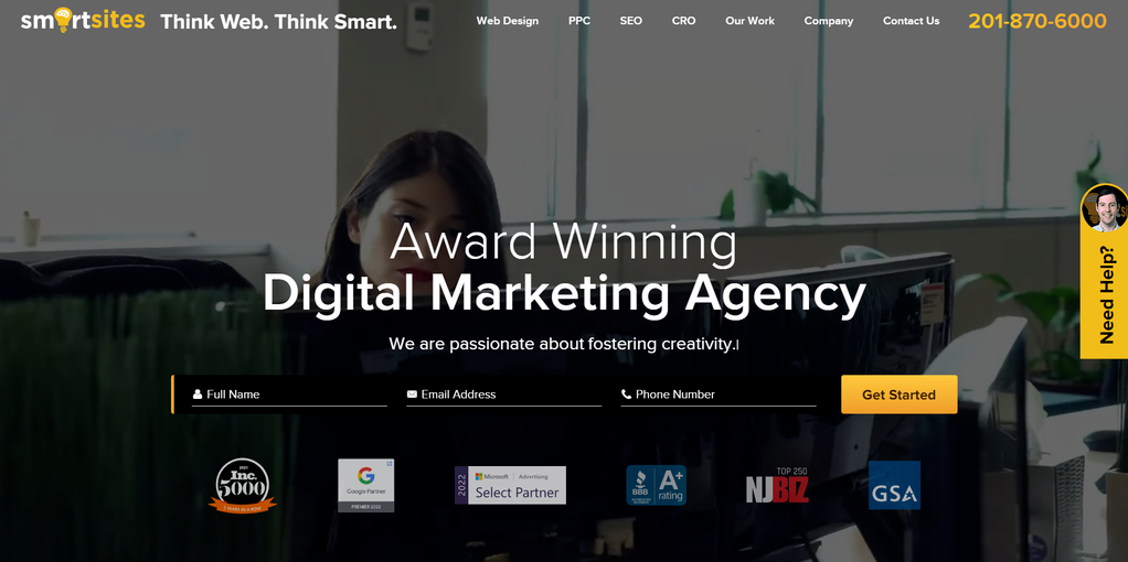 Sitio web de SmartSites