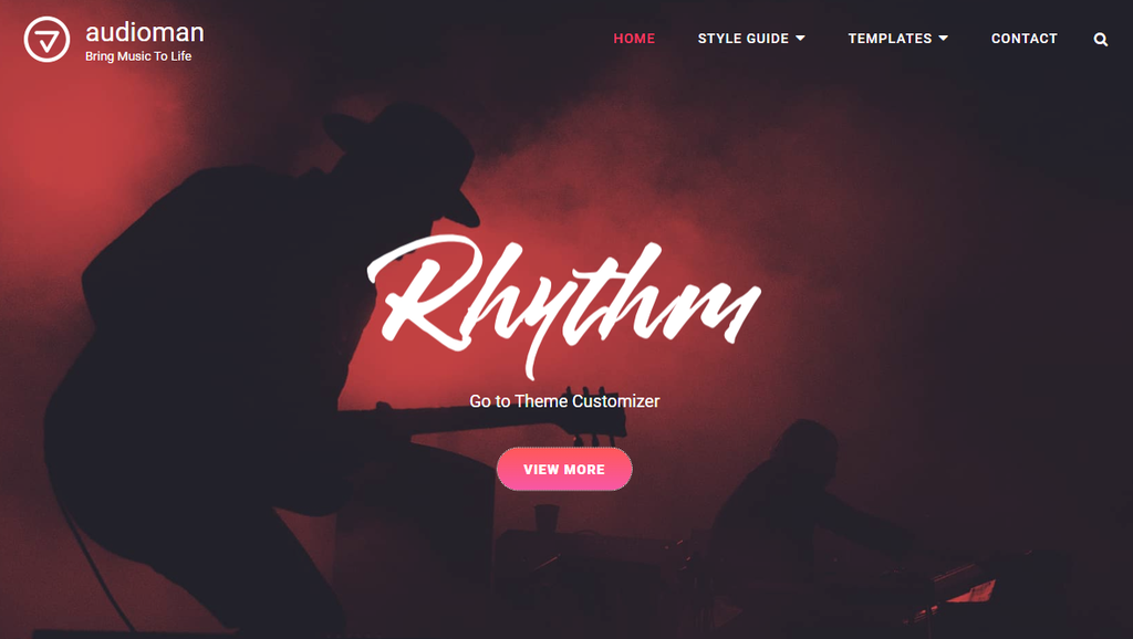 Plantilla de WordPress Audioman