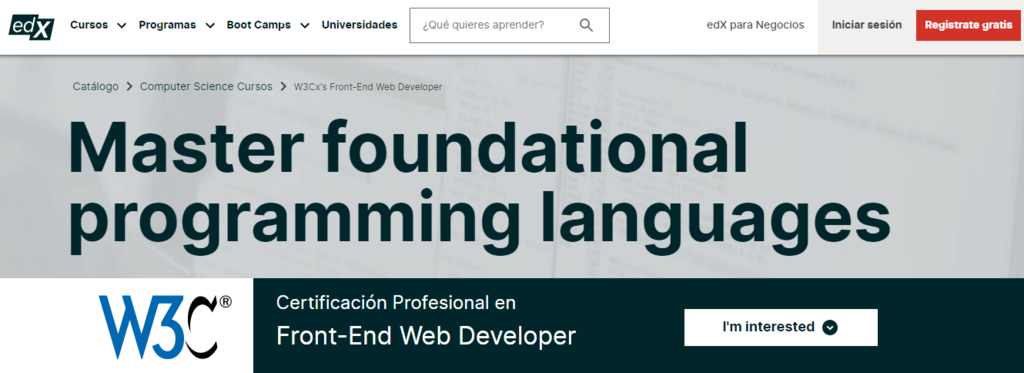 Certificaci&oacute;n profesional del Consorcio WWW