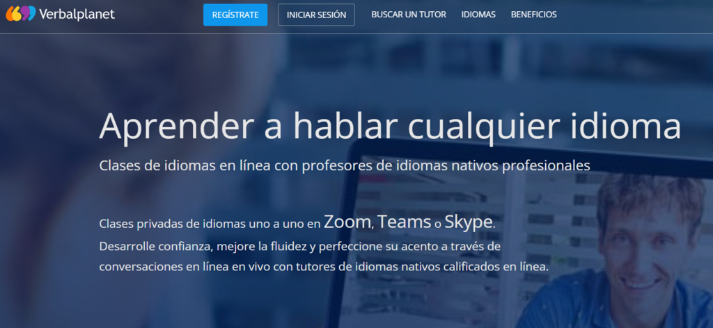 Sitio web Verbalplanet