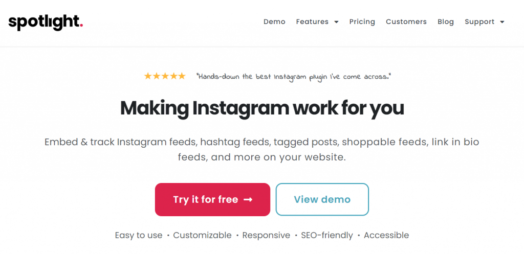 P&aacute;gina web de Sporlight
