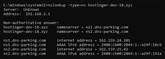 Visualización de la información en el símbolo del sistema