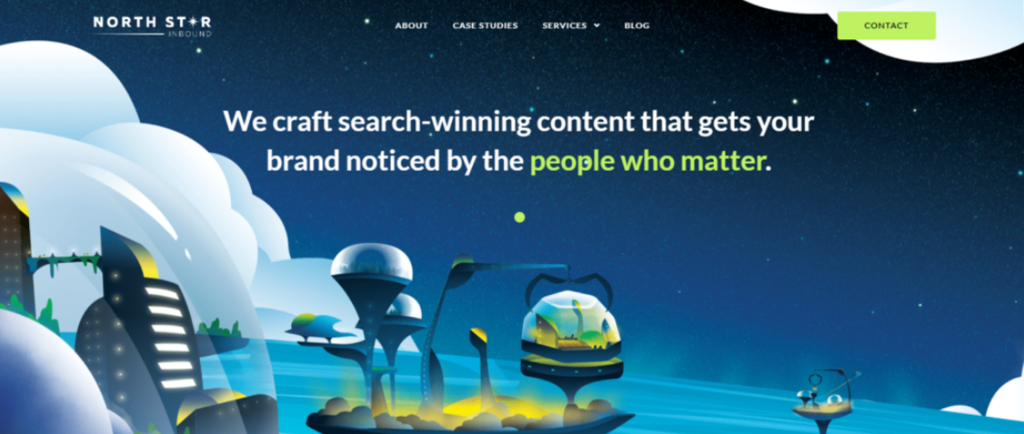 Sitio web de North Star Inbound