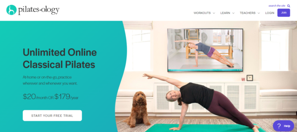 Sitio web Pilatesology
