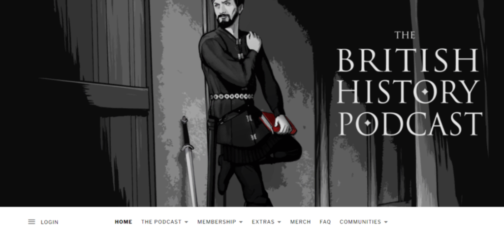 Sitio web The British History Podcast