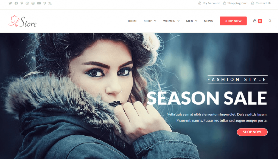 Ejemplo de plantilla de OceanWP