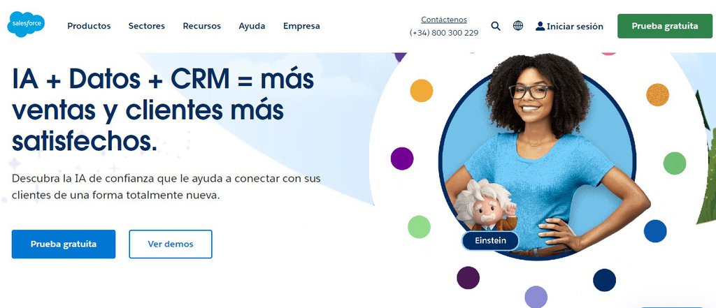 Página web de salesforce