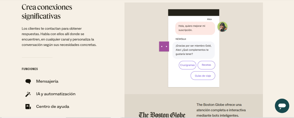 Vista previa de Zendesk