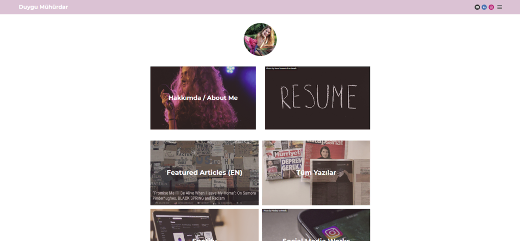 Portfolio del compositor musical Duygu M&uuml;h&uuml;rdar