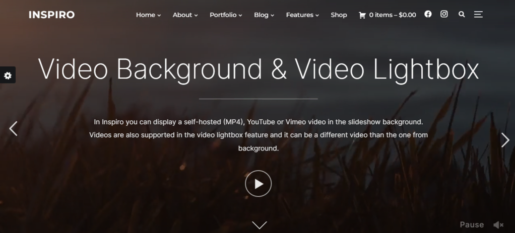 Tema para fotografía Inspiro